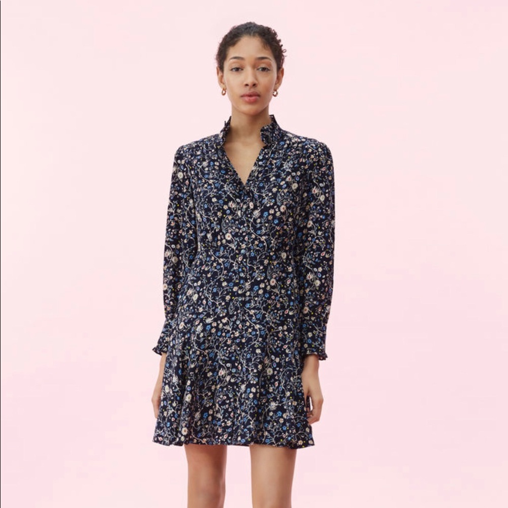 Rebecca Taylor Vivianna Vine Jacquard Dress